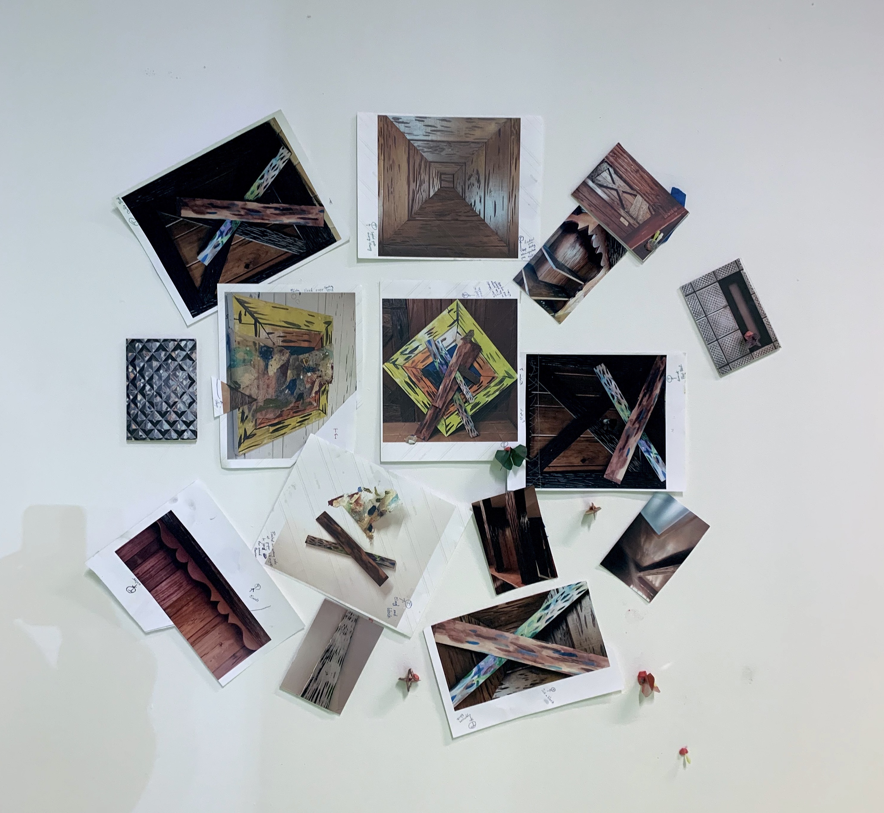 2_camille silverman_ north wall dartboard front view